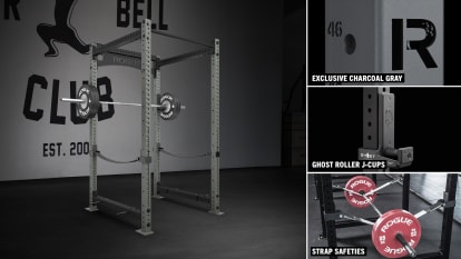 Rogue RML-490C Power Rack 3.0 - Charcoal | Rogue Fitness
